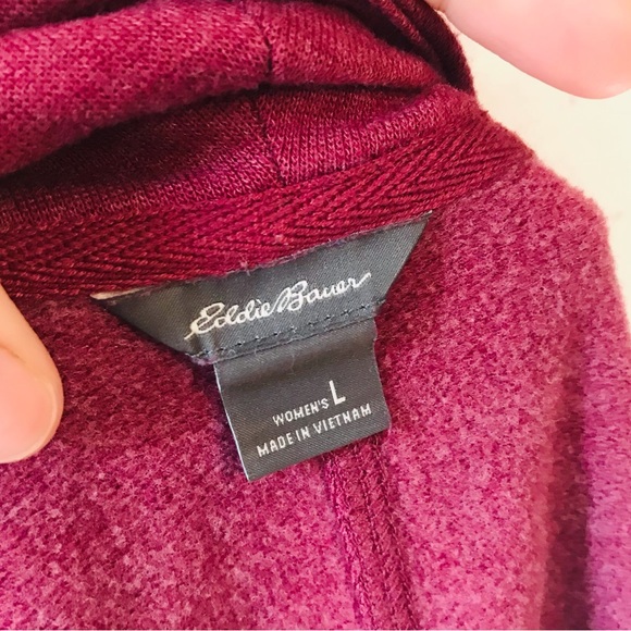 Eddie Bauer Summit Fleece Sweatshirt Jacket - Picture 8 of 9